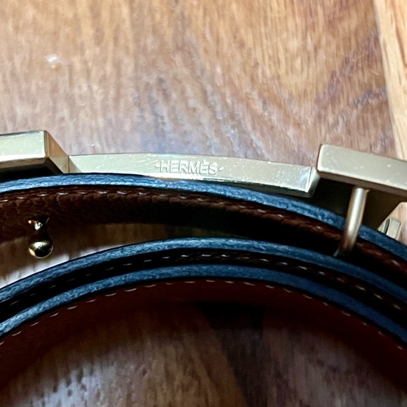 Hermes Constance 38mm Noir/Gold Belt size 80 Authentic Box and Dustbag included - Picture 8 of 11